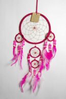 Dream Catcher 4 Circles Pink