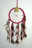 Dream Catcher Wood Beads Pink