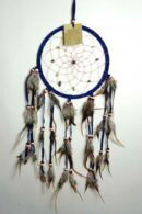 Dream Catcher Wood Beads Blue