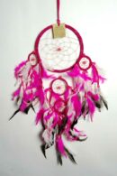 Dream Catcher 4 Circles Pink
