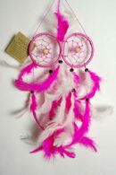 Dream Catcher Owl Eyes Pink