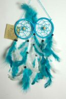 Dream Catcher Owl Eyes Turquoise