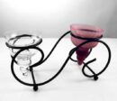 Candle Holder Iron Circles