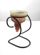 Candle Holder Iron Swirl