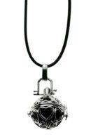 Pendant Heart In Cage Amethyst