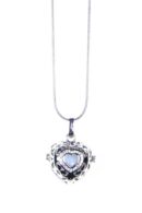 Pendant Heart Opalite
