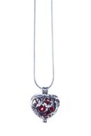 Pendant Heart Shape Carnelian