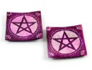 Soapstone Plate Purple Set 2