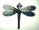 Dragonfly Mosaic Wall Art
