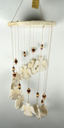 Mobile Wooden Angels Spiral