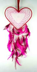 Dream Catcher Heart Red