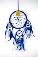 Dream Catcher 4 Circles Blue