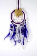 Dream Catcher Bone Beads Purple