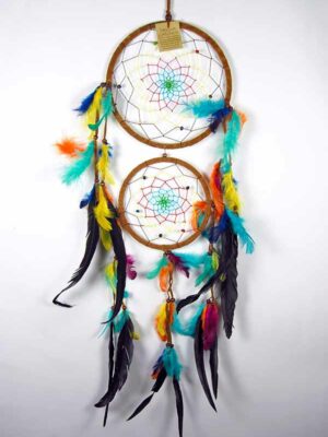 Dream Catcher Brown Double Circle