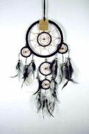 Dream Catcher Triple Black 16cm