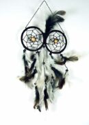 Dream Catcher Owl Eyes Black