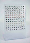 Silver Earring Studs 60 Pairs