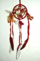 Dream Catcher Crochet Red 12cm