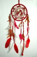 Dream Catcher Crochet Red 17cm