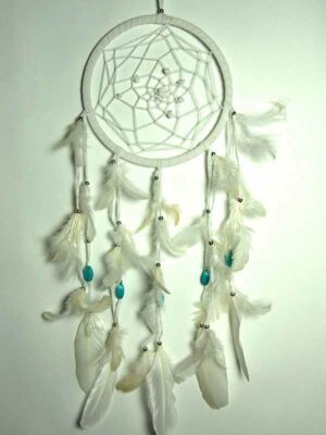 Dream Catcher Ruby White 17cm