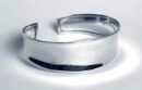 Silver Bangle Wide Plain