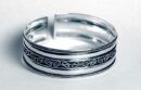 Silver Bangle Wavy Design