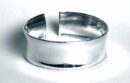 Silver Bangle Plain Cuff