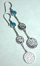 Silver Earring Double Circle
