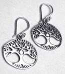 Silver Earring Tree Of Life