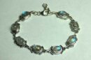 Silver Bracelet Rainbow