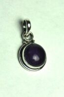 Silver Pendant Amethyst