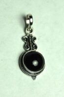 Silver Pendant Fancy Garnet