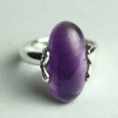 Silver Ring Amethyst Stone