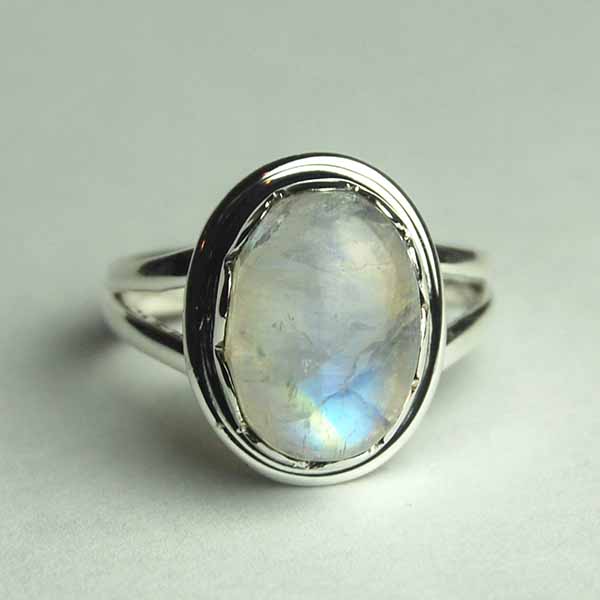 Silver Ring Rainbow Cab