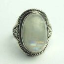 Silver Ring Rainbow Raised