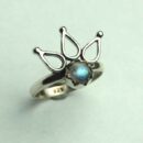 Silver Ring Rainbow Crown