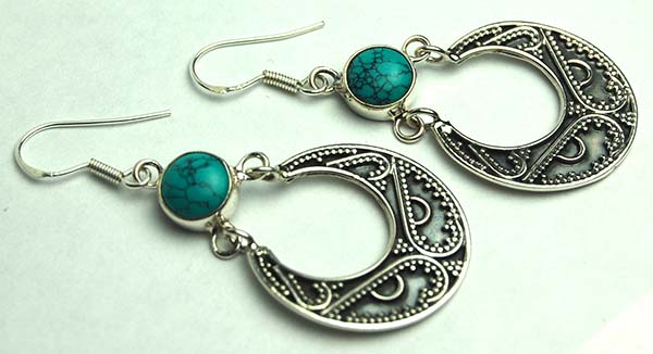 Silver Earring Turquoise