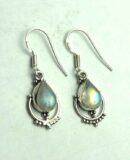 Silver Earring Rainbow