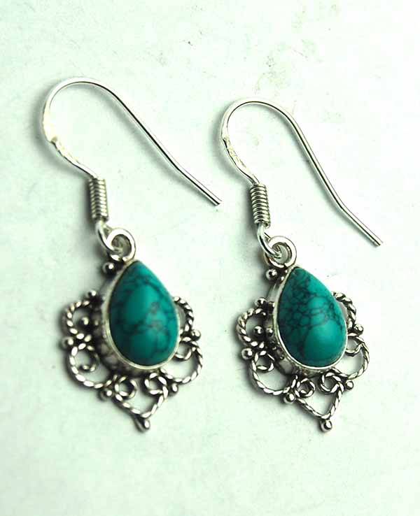 Silver Earring Turquoise