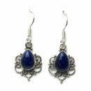 Silver Earring Lapis