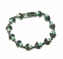 Silver Bracelet Marcasite Opal