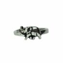 Silver Toe Ring Elephant