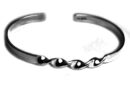 Silver Bangle Plain With Twist