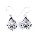 Silver Earring Drop Basket