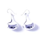 Silver Earring Pear Shape