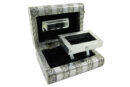 Box Jewellery Metal Black 6X4 Inch