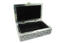 Box Jewellery Metal Black 8X5 Inch
