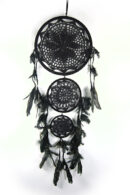 Dream Catcher Crochet Black 27cm
