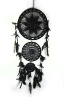 Dream Catcher Crochet Black 27cm