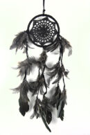 Dream Catcher Crochet Black 11cm